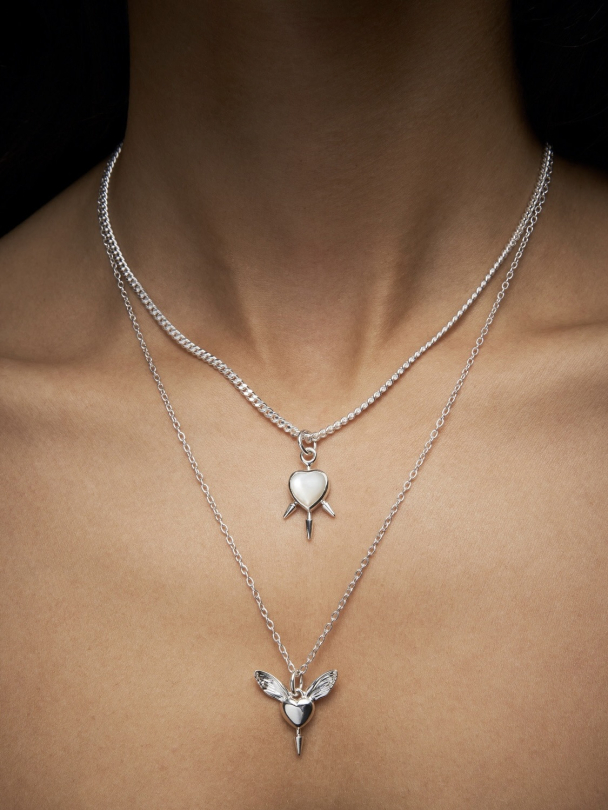 Lovers Necklace - Silver - Image 1