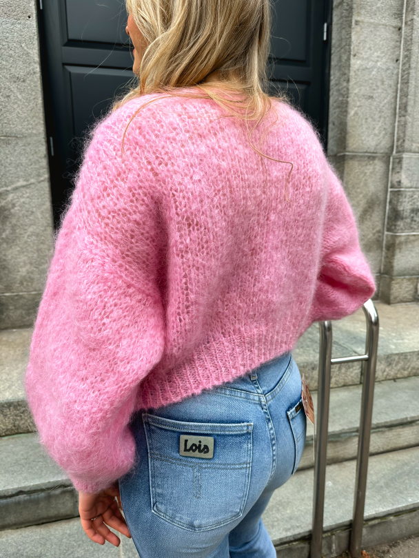 Milana Cropped Pullover - Soft Berry - Image 3