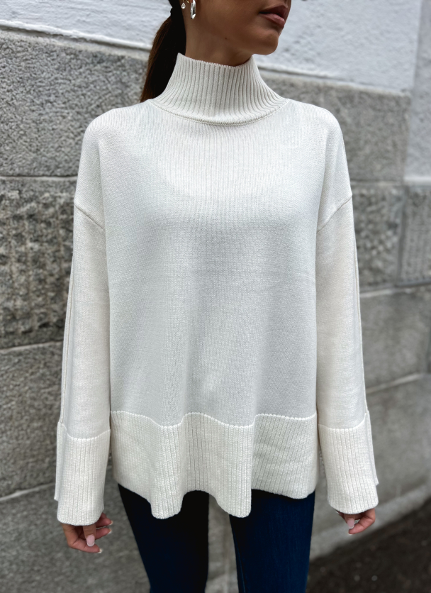 Babette Knit Pullover - Birch - Image 1