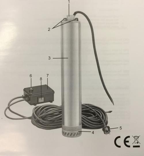 Brønnpumpe for Trommelfilter 900w