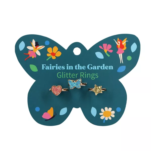Glitter-ringer - Fairies in the Garden 
