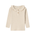 Sophia Slim Top, Wood Ash - Lil' Atelier