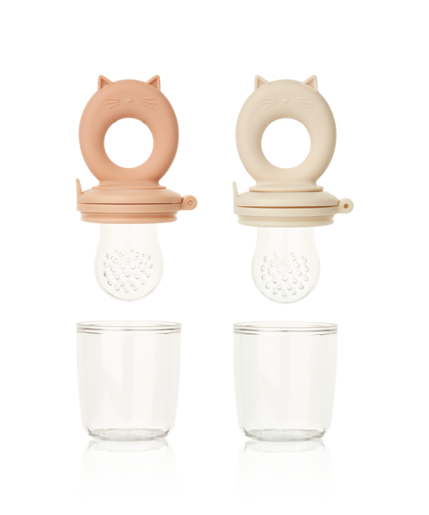 Liewood | Miranda Food Feeder 2-pk - Tuscany Rose/Apple Blossom - Image 4