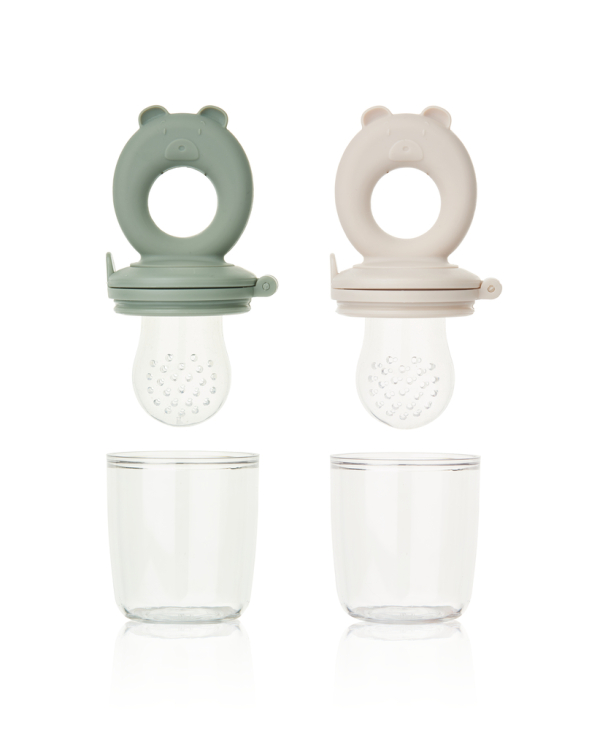 LIEWOOD - MIRANDA FOOD FEEDER 2-PK FAUNE GREEN/SANDY - Image 2