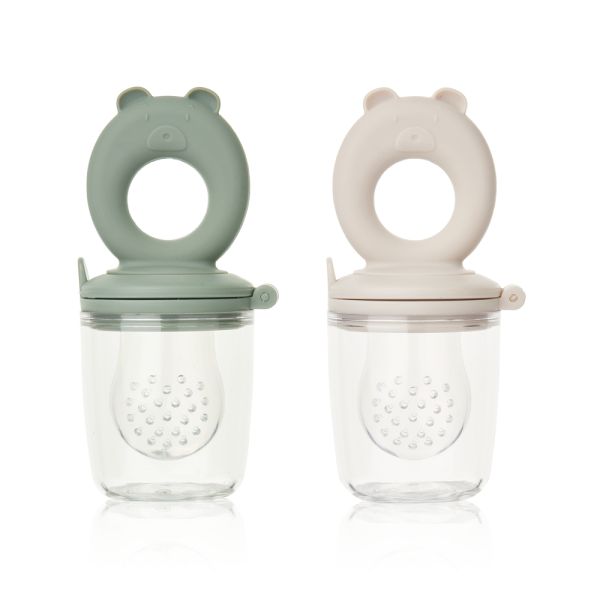 LIEWOOD - MIRANDA FOOD FEEDER 2-PK FAUNE GREEN/SANDY