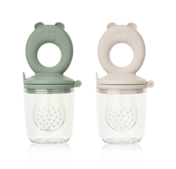 LIEWOOD - MIRANDA FOOD FEEDER 2-PK FAUNE GREEN/SANDY - Image 1