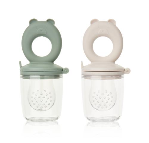 LIEWOOD - MIRANDA FOOD FEEDER 2-PK FAUNE GREEN/SANDY