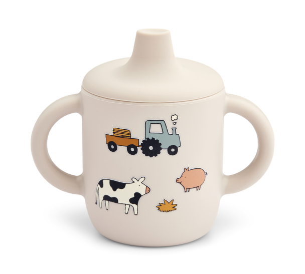Liewood | Neil Sippy Cup - Farm/Sandy - Image 1