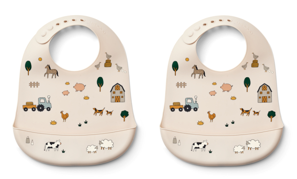 Tilda Smekke Silikon 2-pk - Farm/Sandy - Image 1