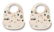Liewood | Tilda Smekke Silikon 2-pk - Farm/Sandy