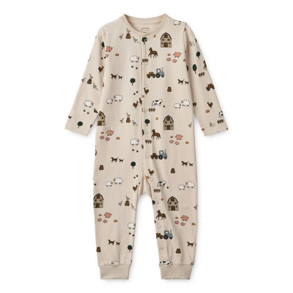 LIEWOOD - BIRK PYJAMAS FARM/SANDY