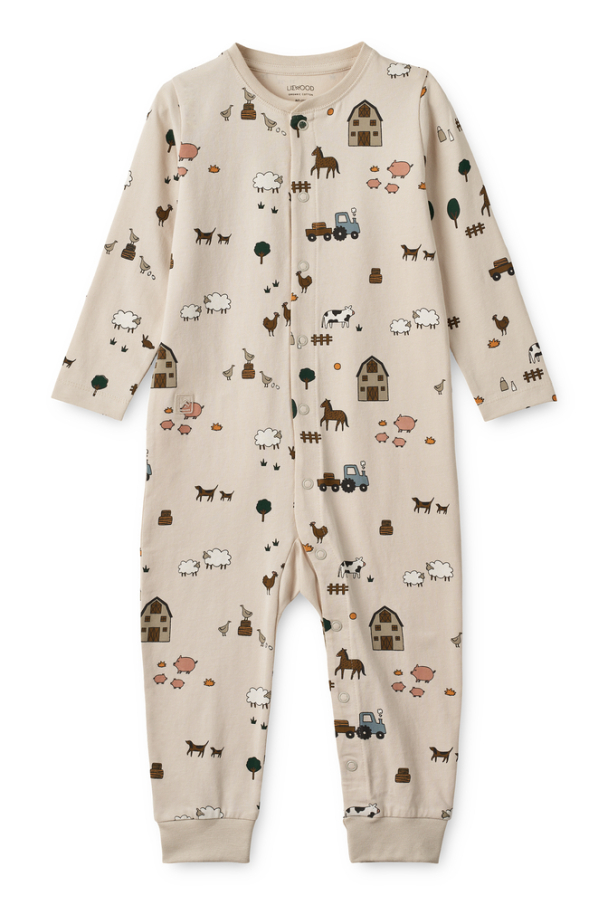 Birk Pyjamas - Farm/Sandy - Image 1