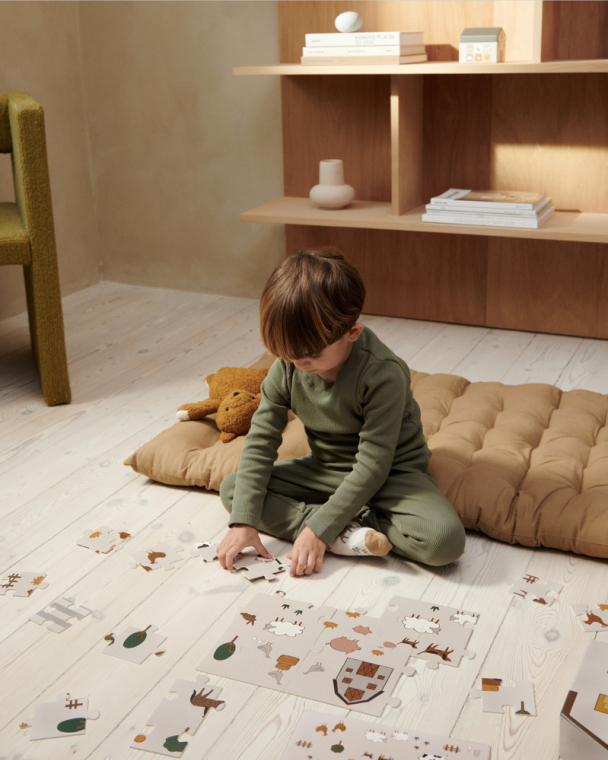 Liewood | Jimmie Puzzle - Farm/Sandy - Image 2