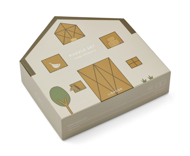 Liewood | Jimmie Puzzle - Farm/Sandy - Image 4