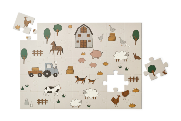 Liewood | Jimmie Puzzle - Farm/Sandy - Image 5