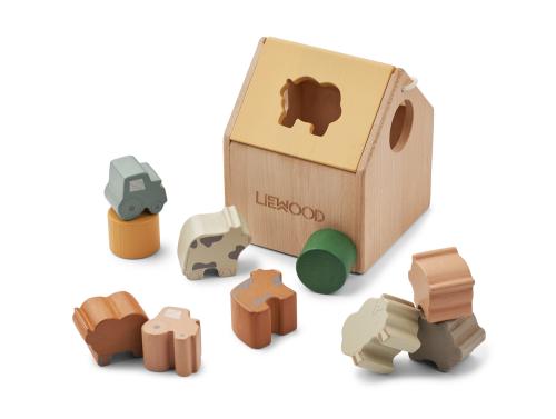LIEWOOD - LUDWIG PUZZLE HOUSE SANDY MULTI MIX