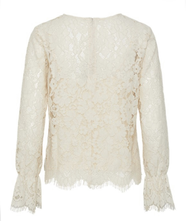 Perla Lace Top - Whitecap Gray - Image 4
