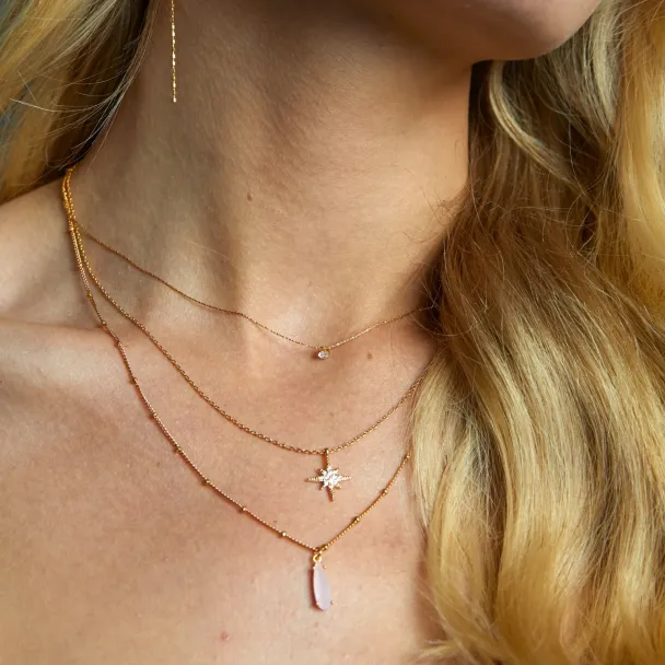 ORELIA Fine Crystal Necklace - Image 2