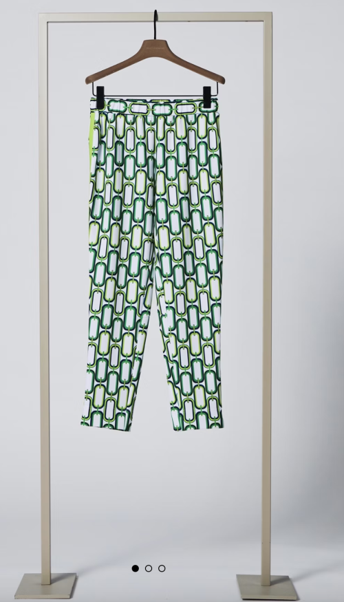 Mønstret grønn bukse | Bukse fra Herzen´s Angelegenheit