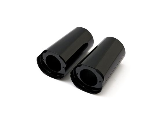 UPPER FORK SLIDER COVERS. BLACK