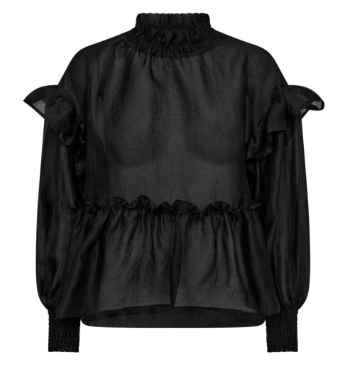 Monique Frill Blouse | Monique CC Frill Blouse fra Co´Couture