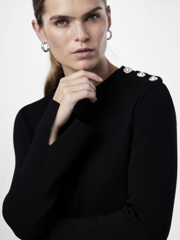 Dima Knit Dress - Black - Image 2