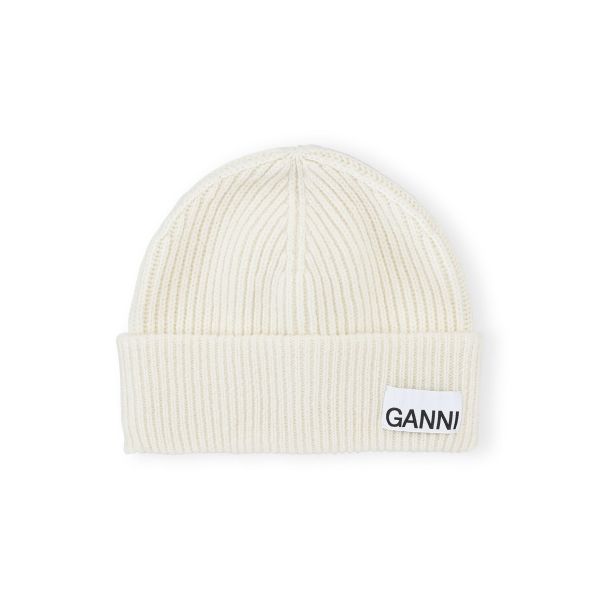 Light Structured Rib Knit Beanie