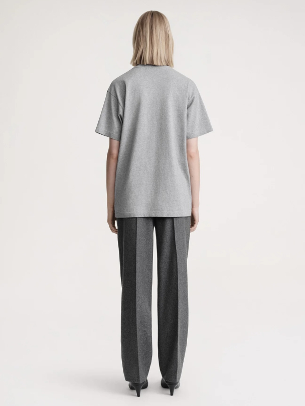 Straight Cotton Tee - Image 4