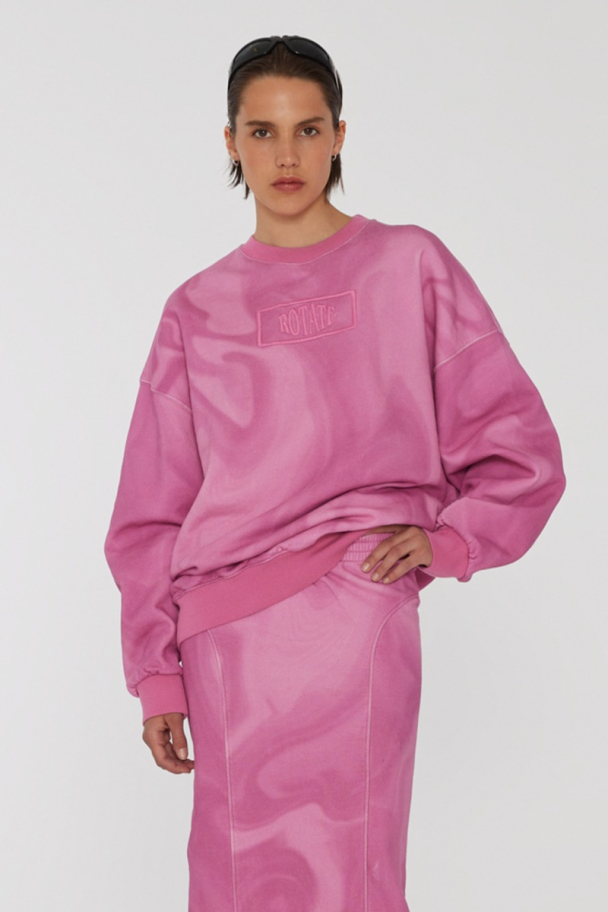 Enzyme Sweat Crewneck - Ibis Rose  - Image 3