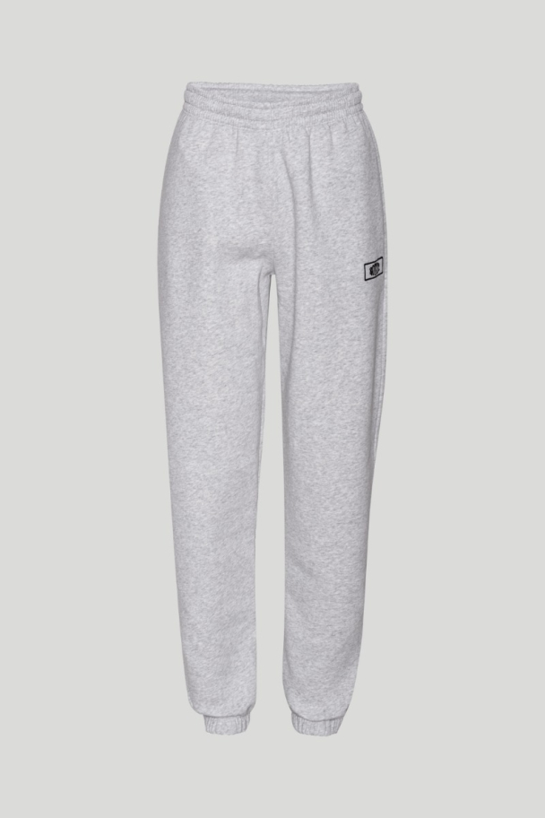 Sweatpants Whit Logo - Light Grey Melange - Image 3