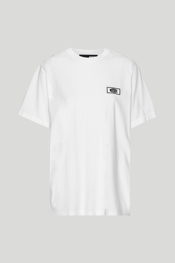 Enzym T-Shirt W. Logo - Bright White  - Image 1