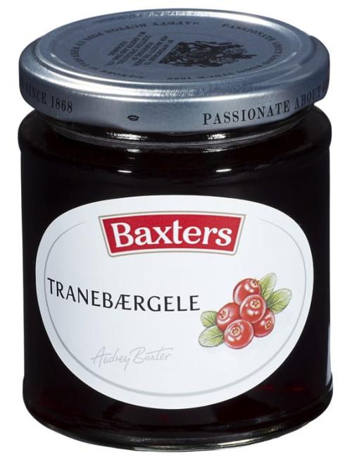 Tranebærgele 205g Baxters