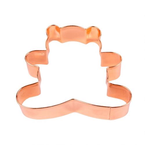 Utstikker BAMSE kobber 8x9 cm