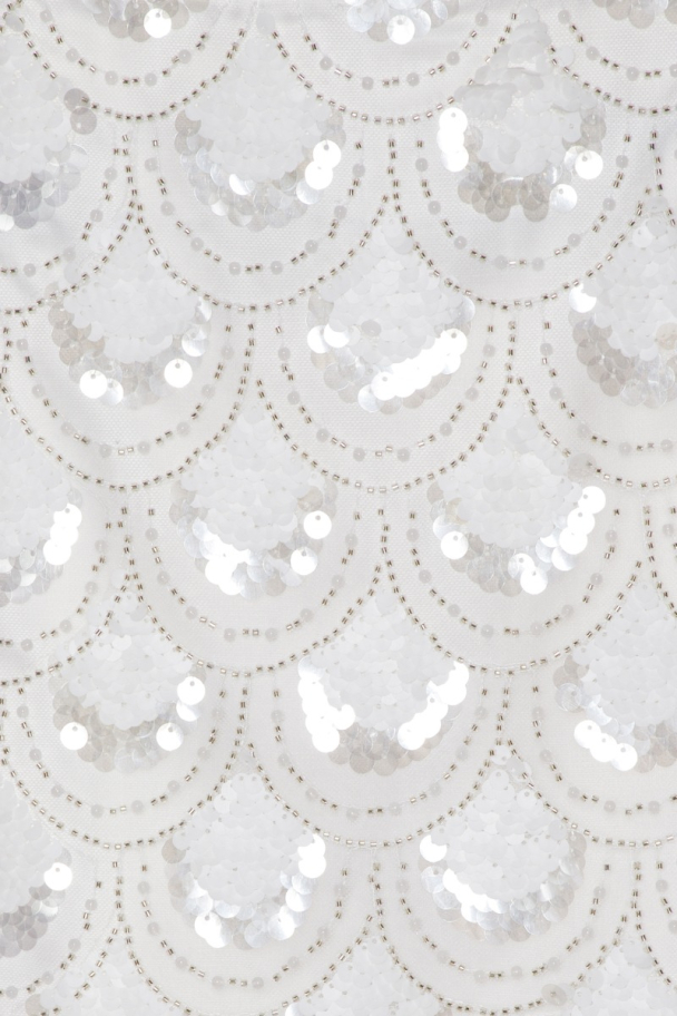 Sequins Mini Skirt - White - Image 7