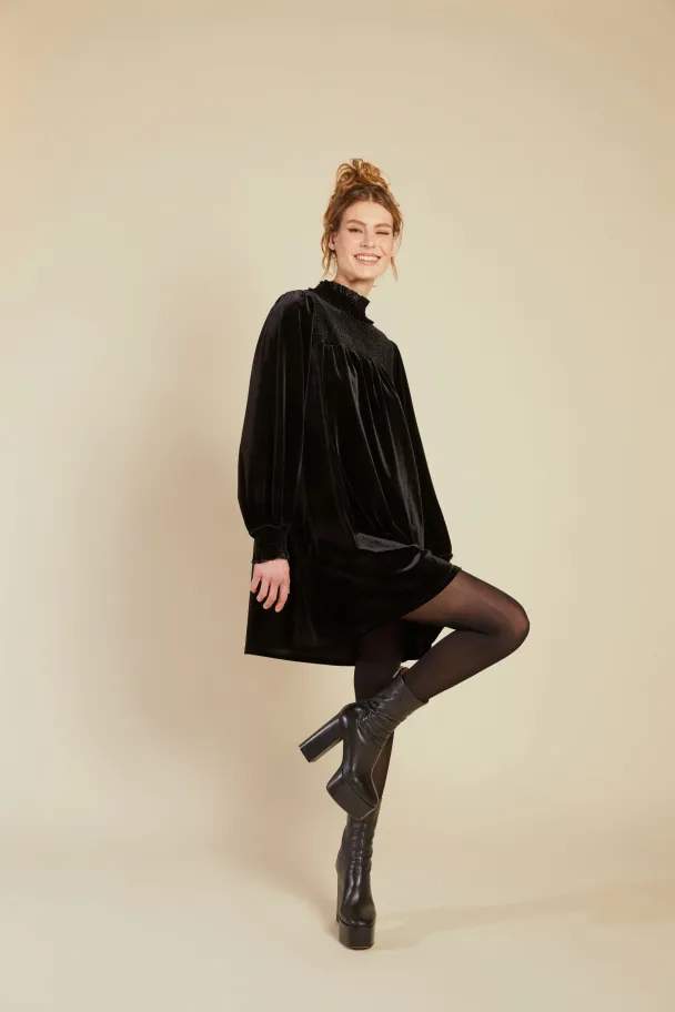 LINE OF OSLO Alice Velvet Dress - Image 1