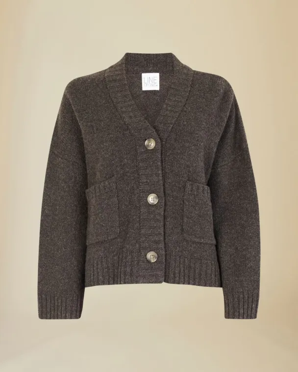LINE OF OSLO Teddy Cardigan