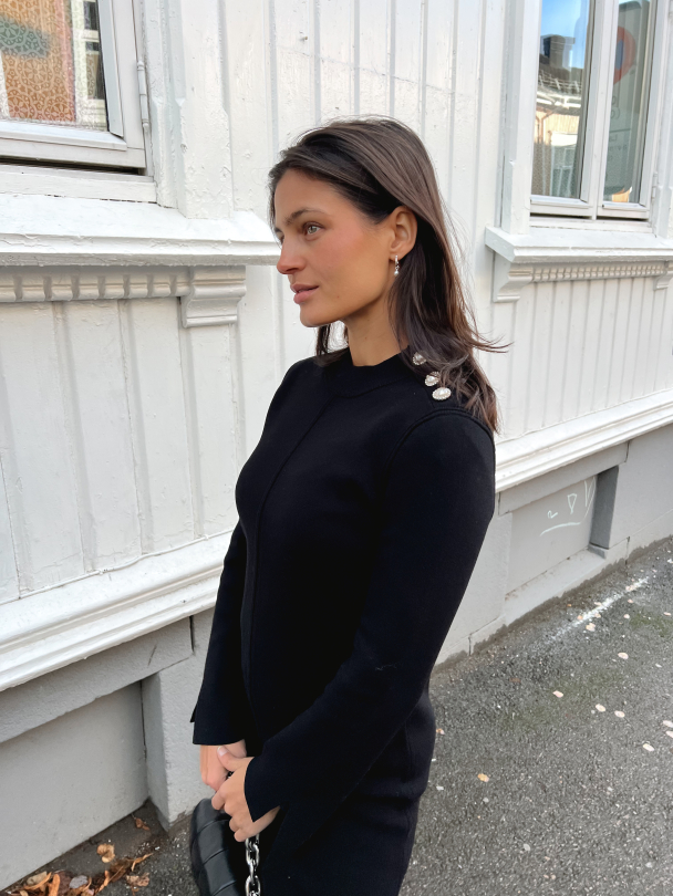 Dima Knit Dress - Black - Image 7