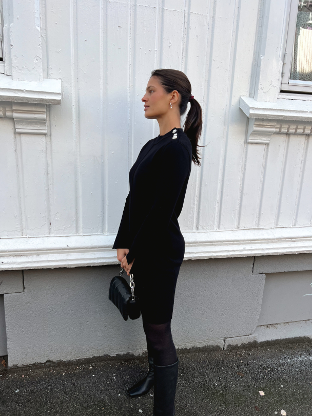 Dima Knit Dress - Black - Image 8