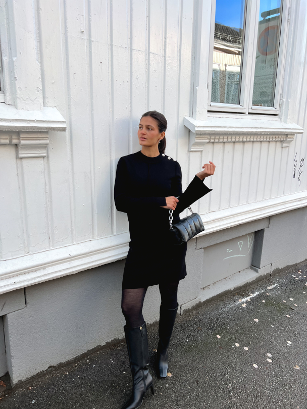 Dima Knit Dress - Black - Image 10