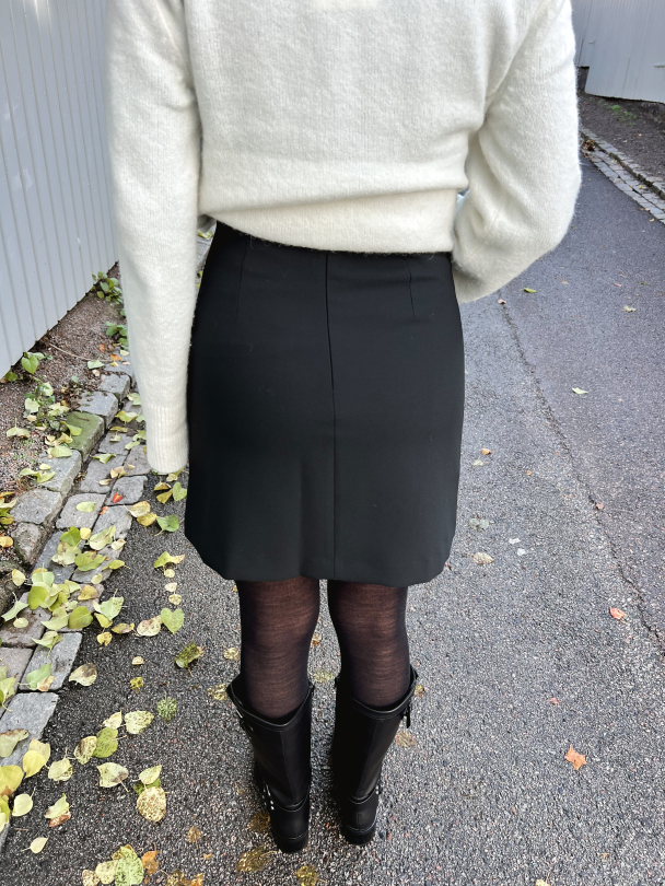 Rita Short Skirt - Black - Image 6