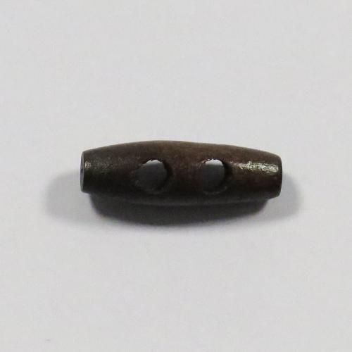 Duffel Knapp - Mørk brun - 40mm
