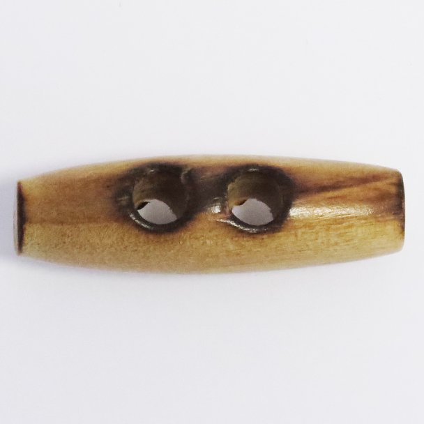 Duffel Knapp - Brent Natur - 30mm