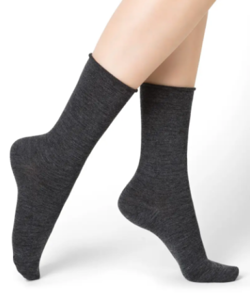 `Laine` Mèrino socks, antracitt