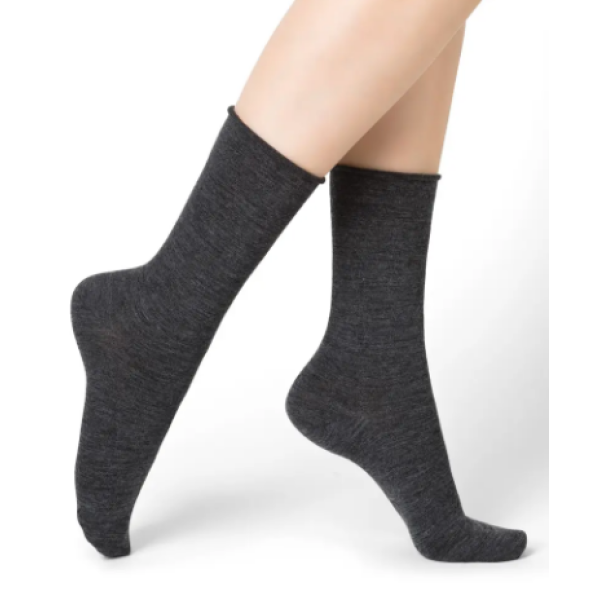 `Laine` Mèrino socks, antracitt