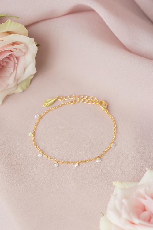 Daisy bracelet - Clear