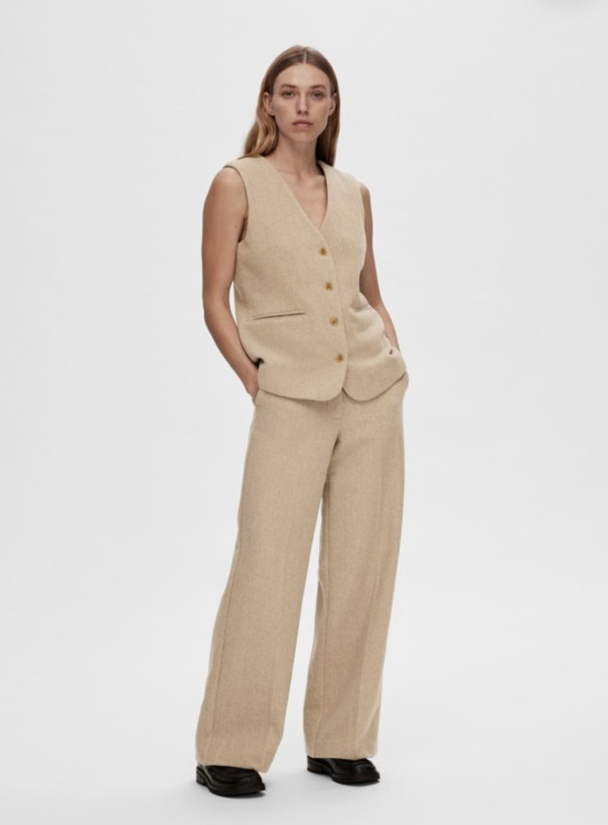 Britt Eliana Wide Pants - Cornstalk - Image 2