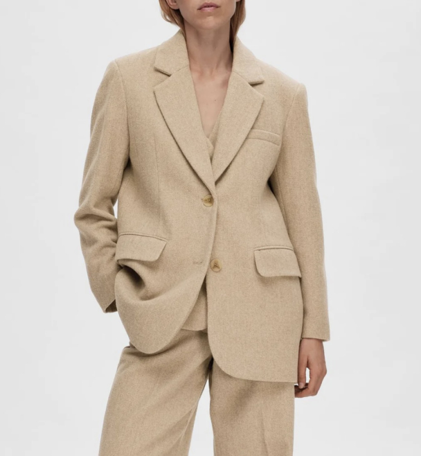 Britt Oversize Blazer - Cornstalk - Image 3