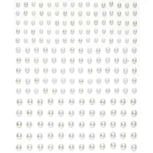 Pearl stickers hvite