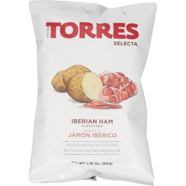 Potetchips Ibericoskinke 50g Torres