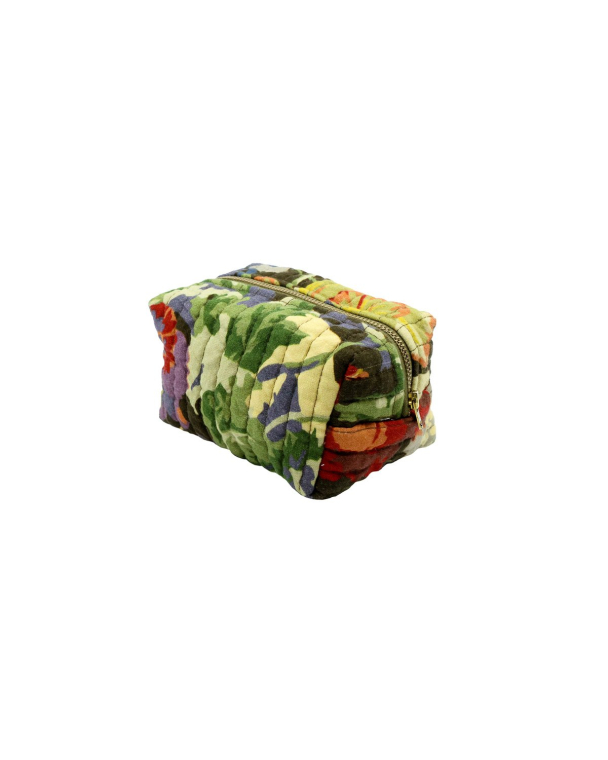 Makeup Bag Linen  - Blossoms